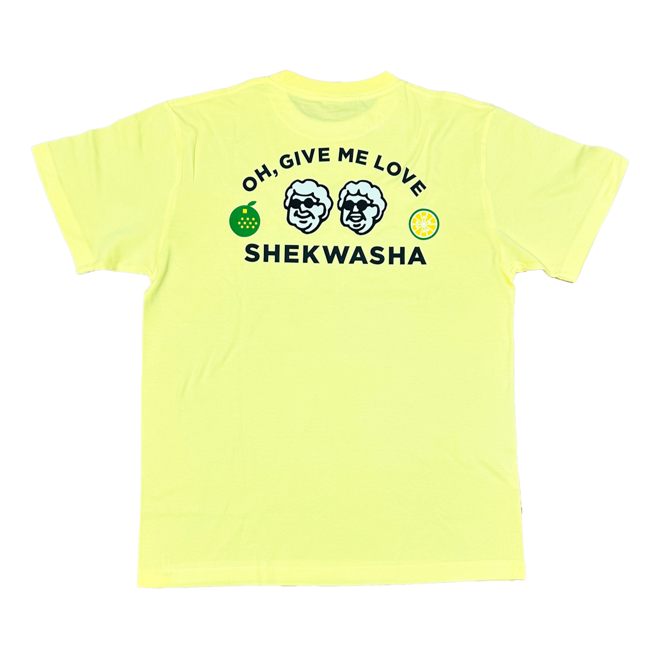 OH,GIVE ME LOVE(大宜味LOVE) Tシャツ(イエロー)|フードリボン