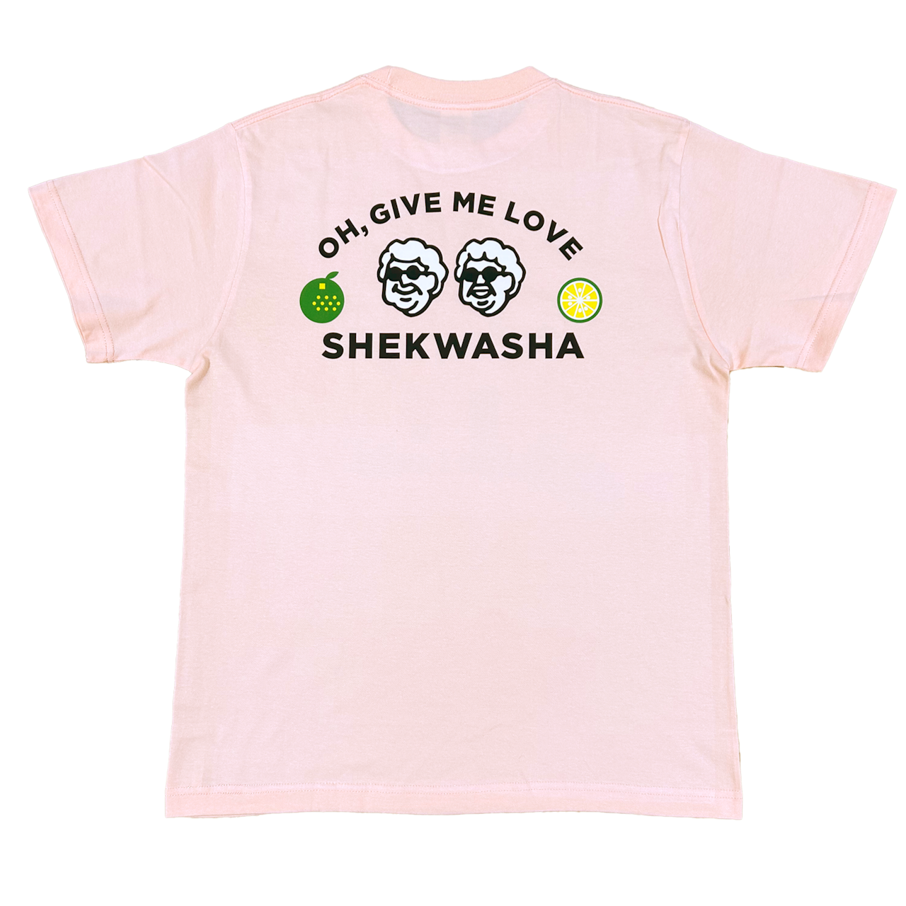 OH,GIVE ME LOVE(大宜味LOVE) Tシャツ(ピンク)|フードリボン