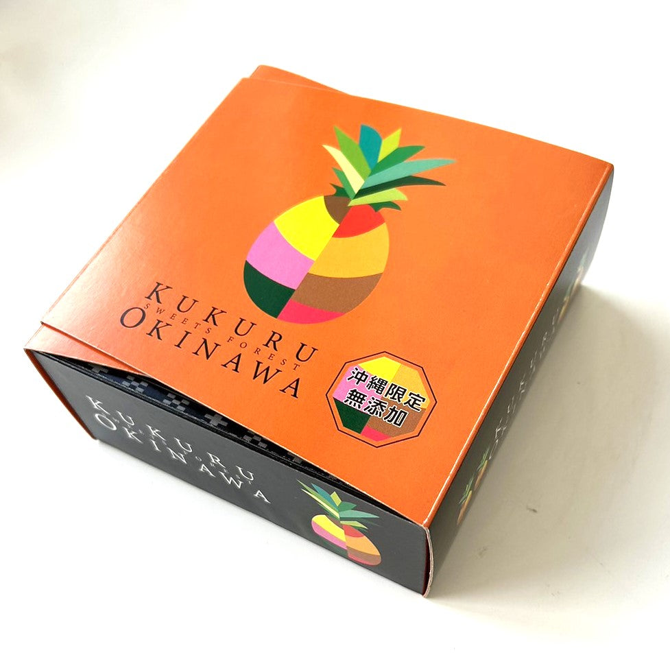 【ギフト】KUKURU SWEETS FOREST 沖縄産 パイナップル&紅芋パインケーキ ギフトボックス詰合せ