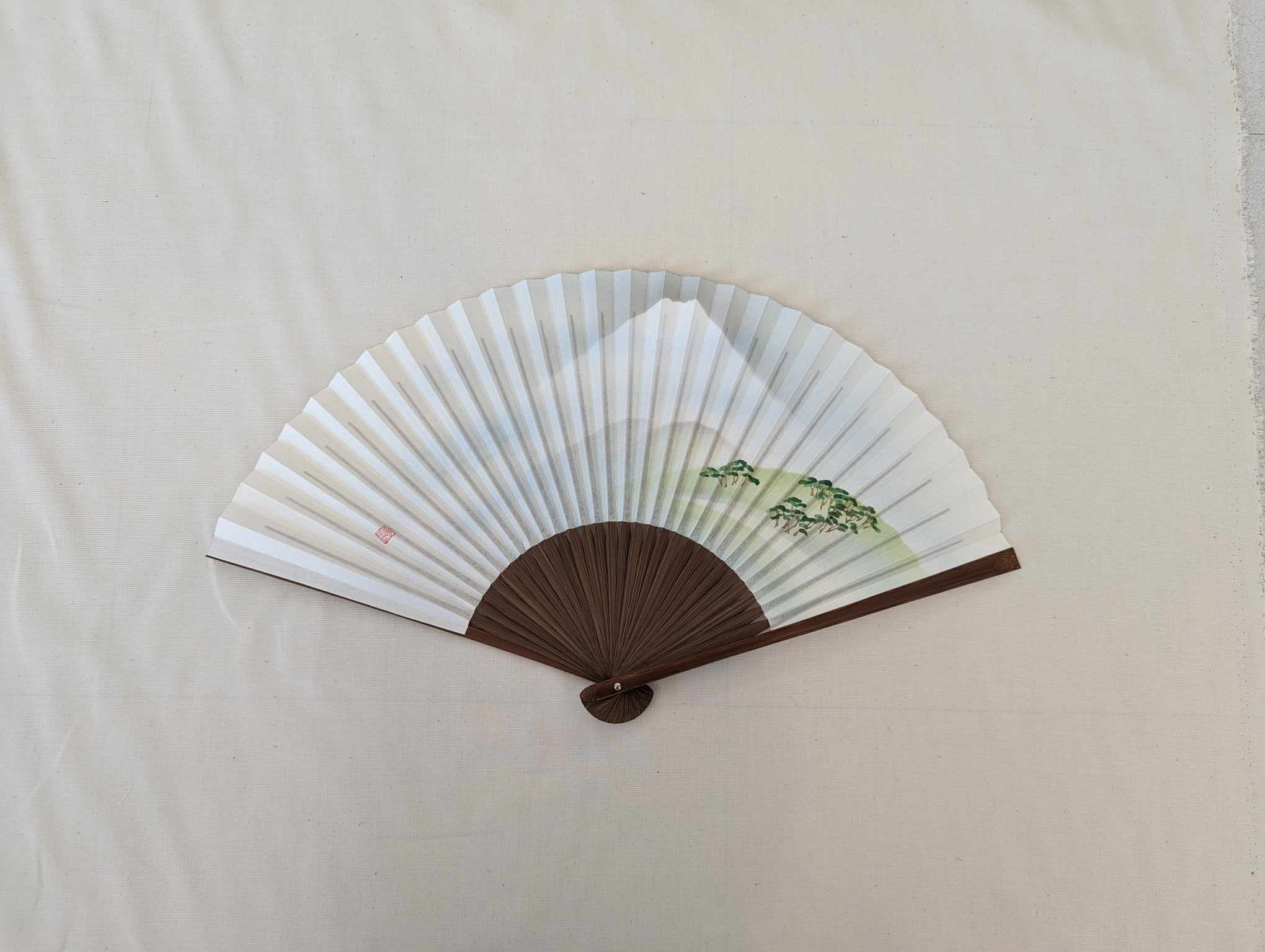 【SHIMA DENIM WORKS】扇子(桜・首里城・清水寺・富士山)