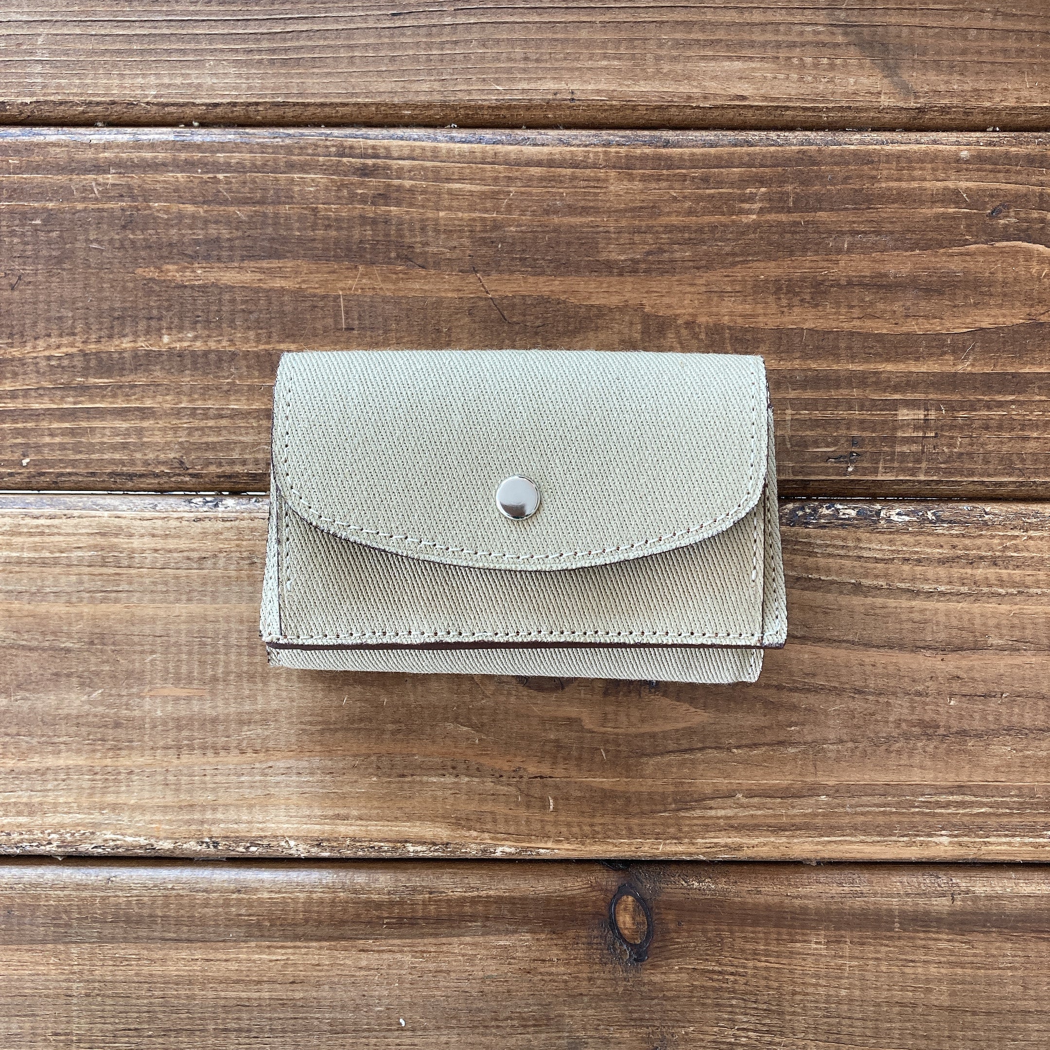 【SHIMA DENIM WORKS】三つ折り財布(チノ)
