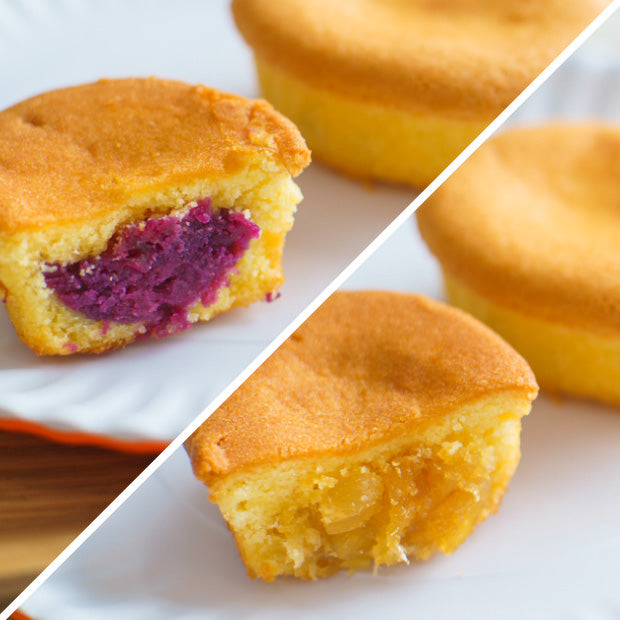 KUKURU SWEETS FOREST 沖縄産パイナップル&紅芋パインケーキ ミニバッグセット