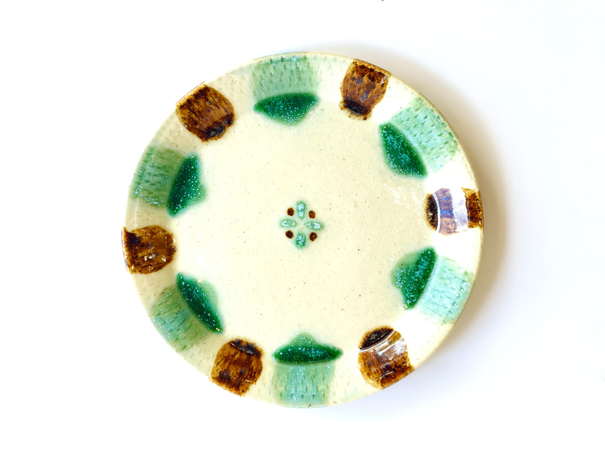 【空港受取商品】やちむん erba エルバ21cmリムプレート|ARTIGIANO