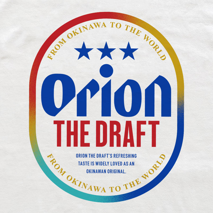 【NEWデザイン】オリオンビール ドラフト缶Tシャツ (単品)|琉球ワークス