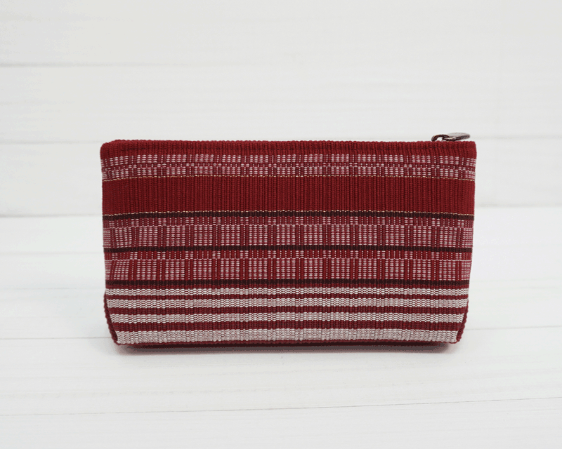 【空港受取商品】カジュアルポーチ|八重山みんさー織 あざみ屋