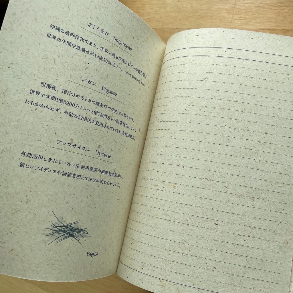 【SHIMA DENIM WORKS】バガスノート