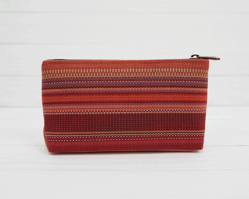 【空港受取商品】カジュアルポーチ|八重山みんさー織 あざみ屋