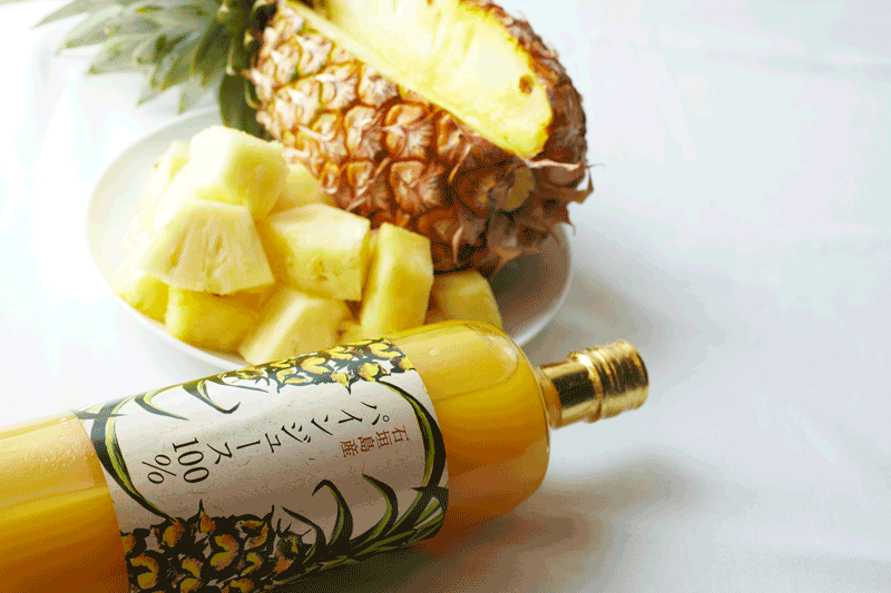 【ギフト】石垣島産パインジュース100%|石垣島産のパイナップルを使った100%ストレートジュース