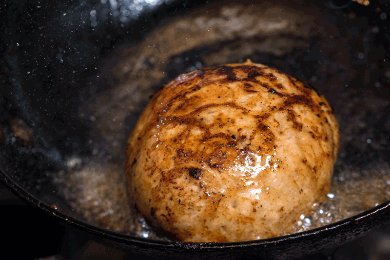 【ギフト】南ぬ豚 網脂ハンバーグ 6個セット|希少な石垣島産アグー豚を使った豚100%ハンバーグ