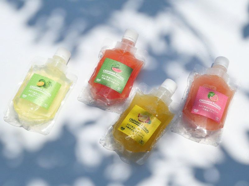 【ギフト】まるで果実のようなジュレ4種セット｜沖縄県産果汁のみを使用した贅沢ジュレのセット【4種×各2個】