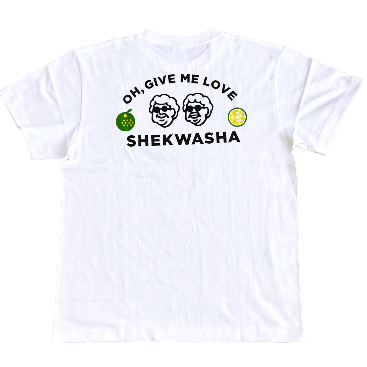 OH,GIVE ME LOVE（大宜味LOVE）Tシャツ(白)｜フードリボン