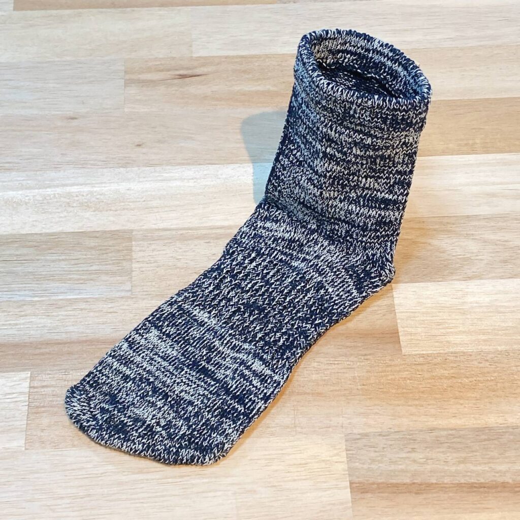 【SHIMA DENIM WORKS】バガス和紙靴下（ミドル丈）S・M