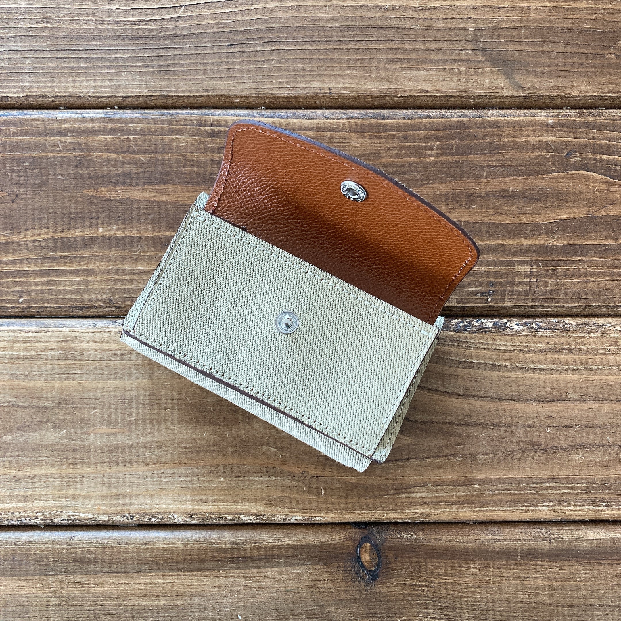 【SHIMA DENIM WORKS】三つ折り財布（チノ）