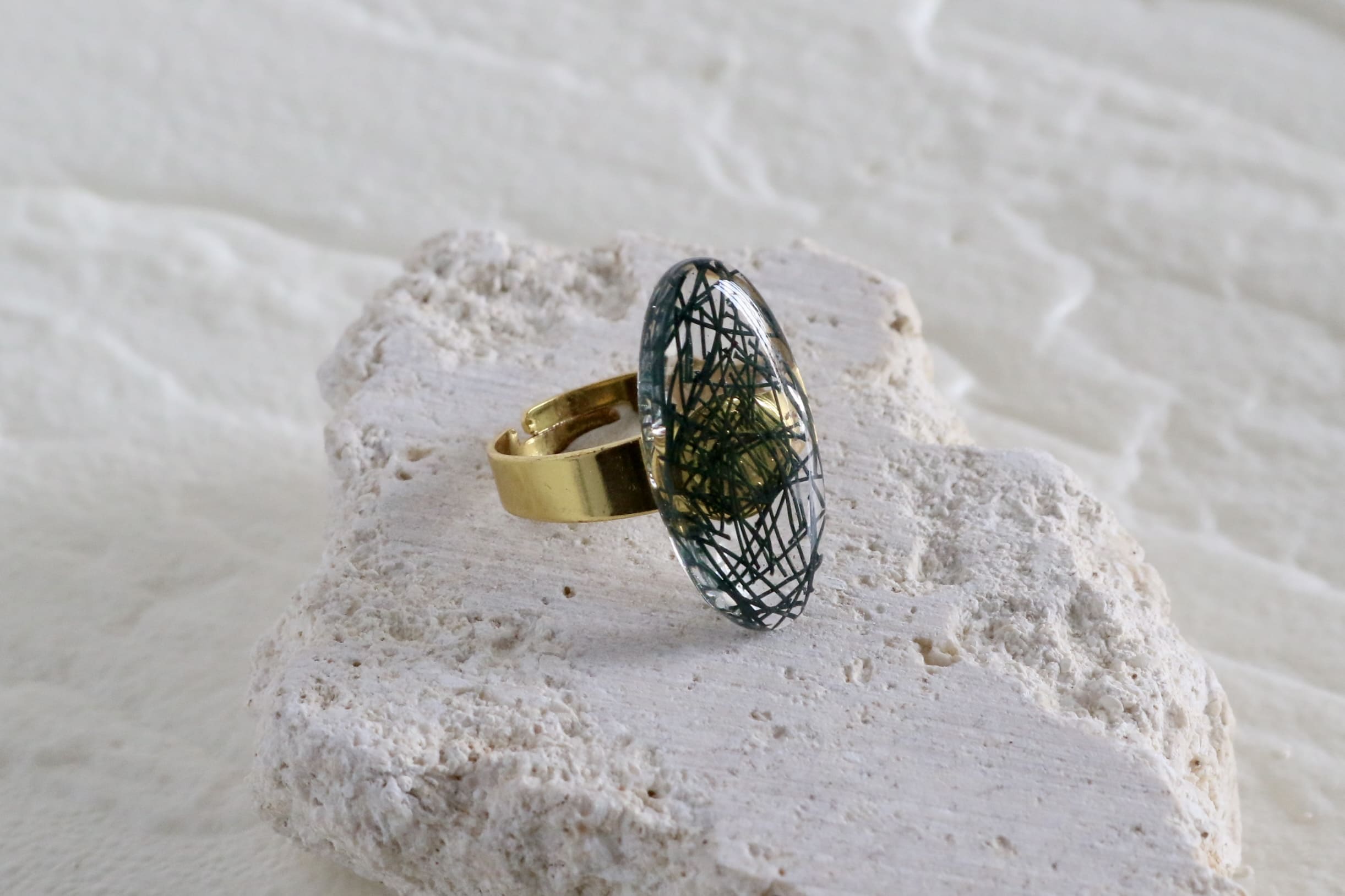 沖縄の海が生んだ新しい輝き｜フィッシュネットデザイン (ピアス/イヤリング/チョーカー/リング)｜jiyukimama