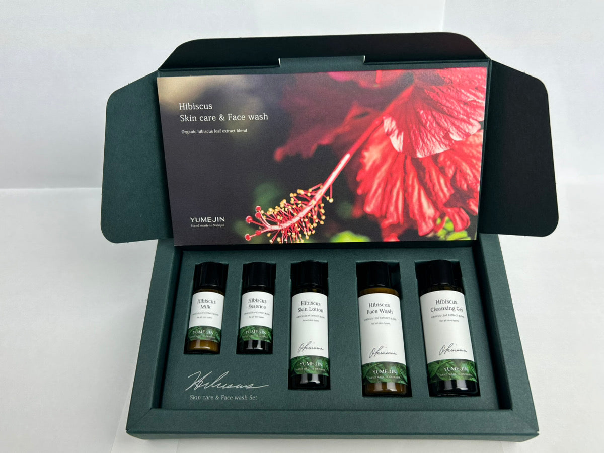 【ゆめじん】ハイビスカス アメニティーズ(Skin care & Face wash)
