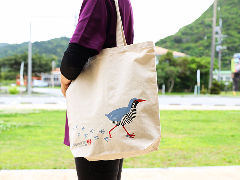 【那覇空港受取商品】ゆいゆい国頭オリジナル・ヤンバルクイナトートバック