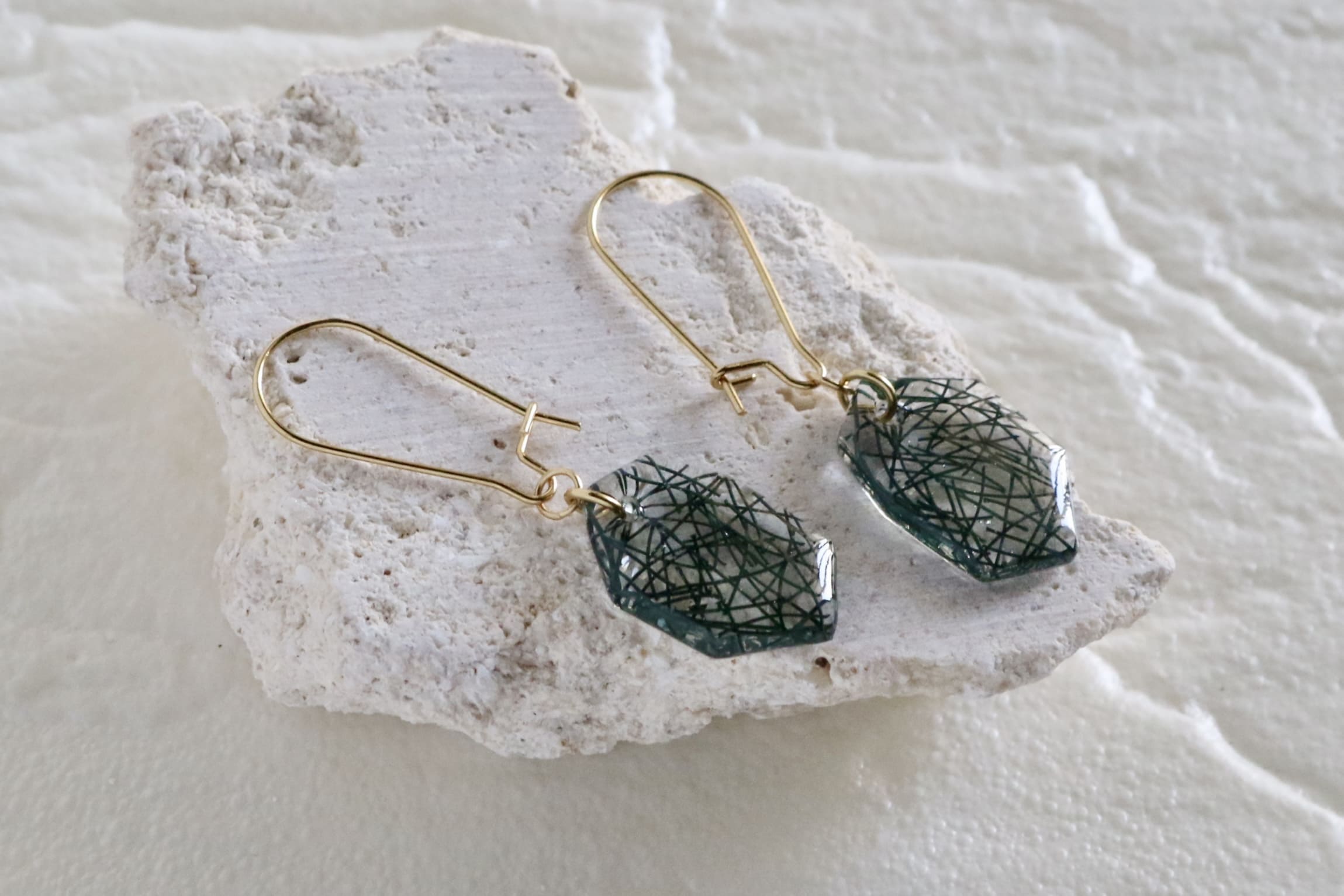 沖縄の海が生んだ新しい輝き｜フィッシュネットデザイン (ピアス/イヤリング/チョーカー/リング)｜jiyukimama