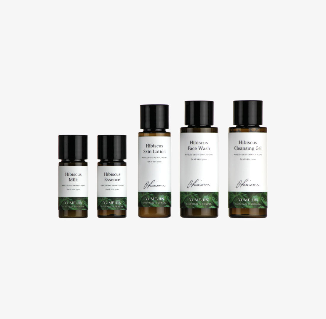 【ゆめじん】ハイビスカス アメニティーズ(Skin care & Face wash)