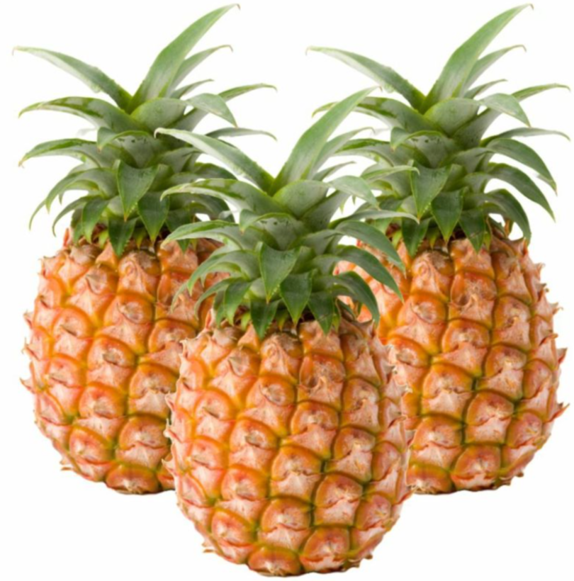＜数量限定・送料込・配送日指定対応不可＞桃のようにとろける、芯まで甘い石垣島の宝石・石垣島産パイナップル・ピーチ種　約2.4kg（2-4玉）〈常温〉｜やえやまファーム